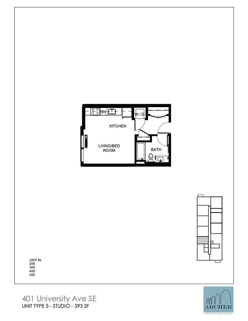 Apartment for rent at 401 University Ave SE, Minneapolis, MN 55414