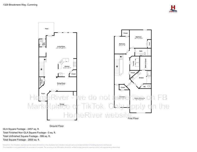 Townhouse for rent at 1329 Brookmere Way, Cumming, GA 30040