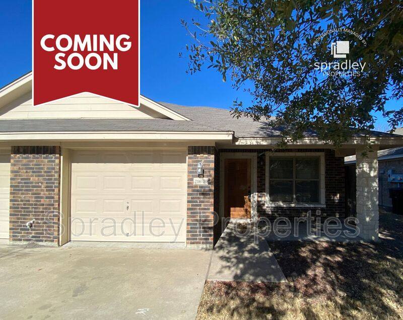 Townhouse for rent at 216B Andy Lane, Temple, TX 76502