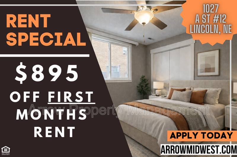 Apartment for rent at 1027 A St #12, Lincoln, NE 68502