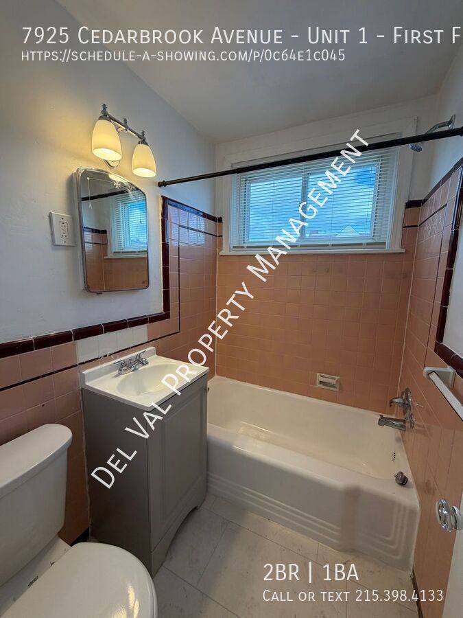 Apartment for rent at 7925 Cedarbrook Ave #1-FIRST Floor, Philadelphia, PA 19150