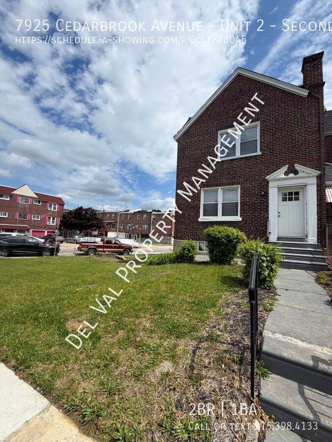 Apartment for rent at 7925 Cedarbrook Ave #2-SECOND Floor, Philadelphia, PA 19150