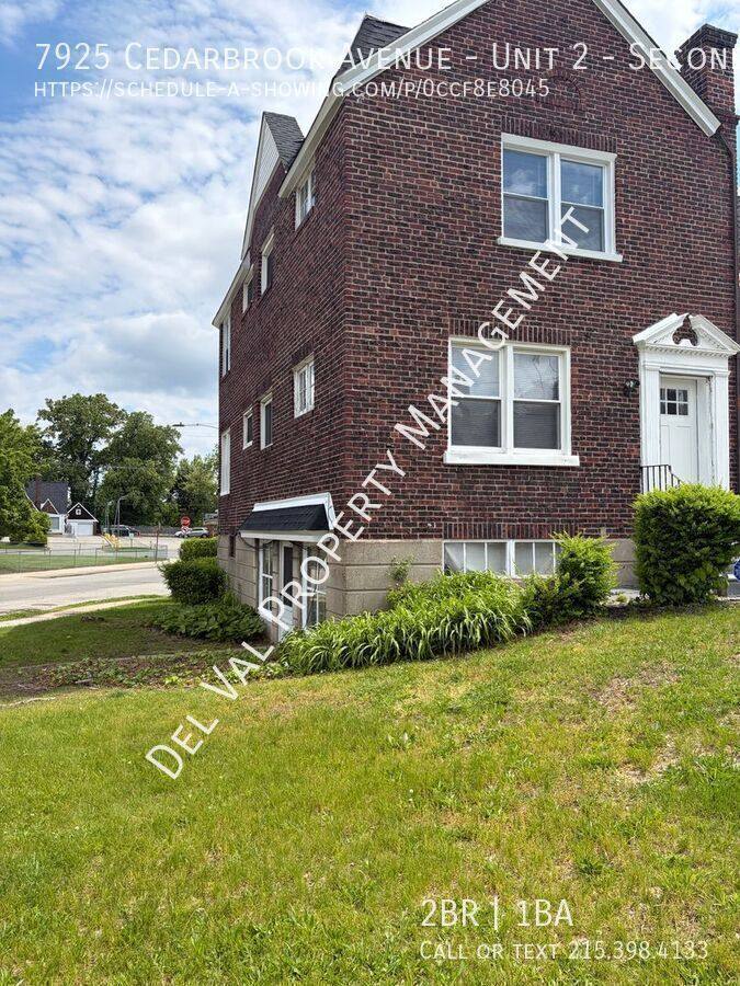 Apartment for rent at 7925 Cedarbrook Ave #2-SECOND Floor, Philadelphia, PA 19150