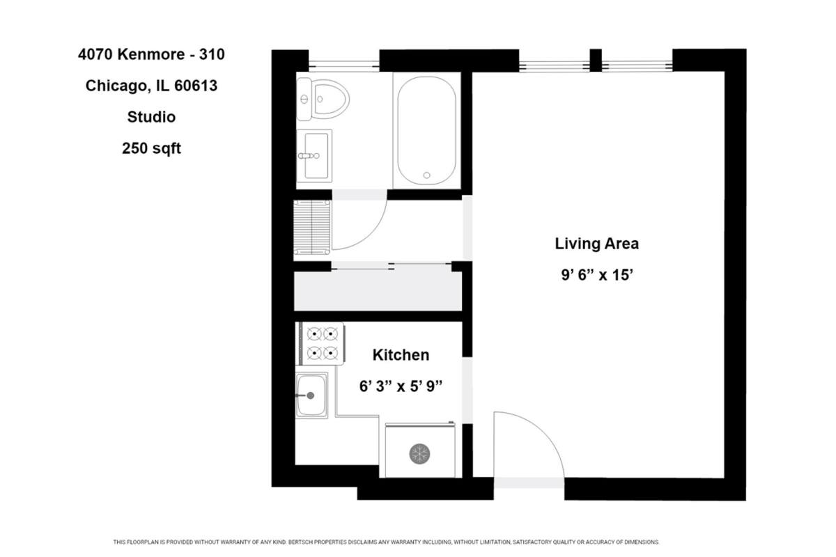 Apartment for rent at 4070 N Kenmore Ave, Chicago, IL 60613