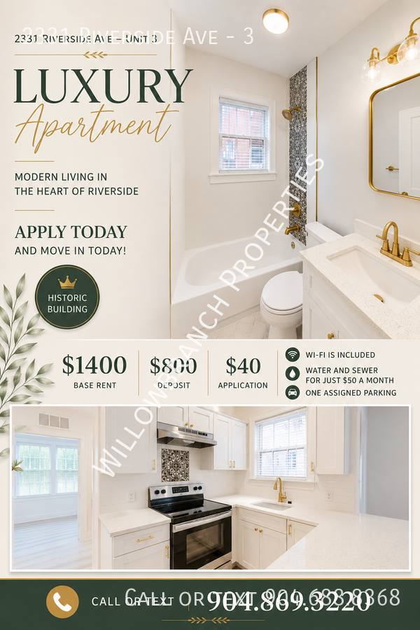 Apartment for rent at 2331 Riverside Ave #3, Jacksonville, FL 32204