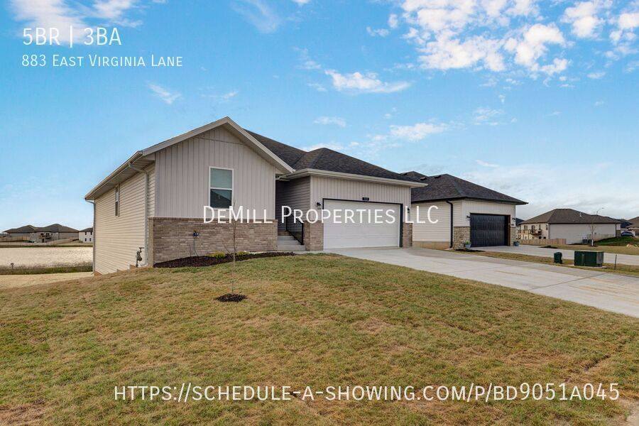House for rent at 883 E Virginia Lane, Nixa, MO 65714