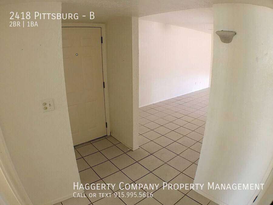Apartment for rent at 2418 Pittsburg #B, El Paso, TX 79930