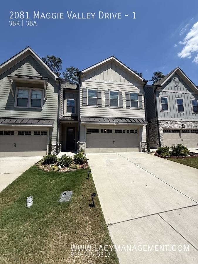 Townhouse for rent at 2081 Maggie Valley Dr #1, Apex, NC 27502