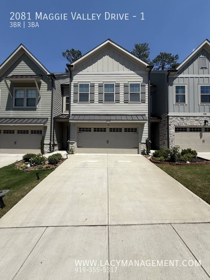 Townhouse for rent at 2081 Maggie Valley Dr #1, Apex, NC 27502