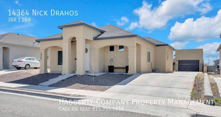 House for rent at 14364 Nick Drahos, El Paso, TX 79928