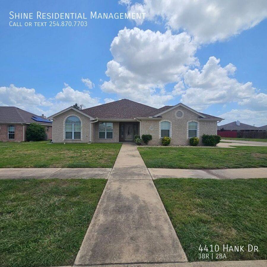 House for rent at 4410 Hank Dr, Killeen, TX 76549