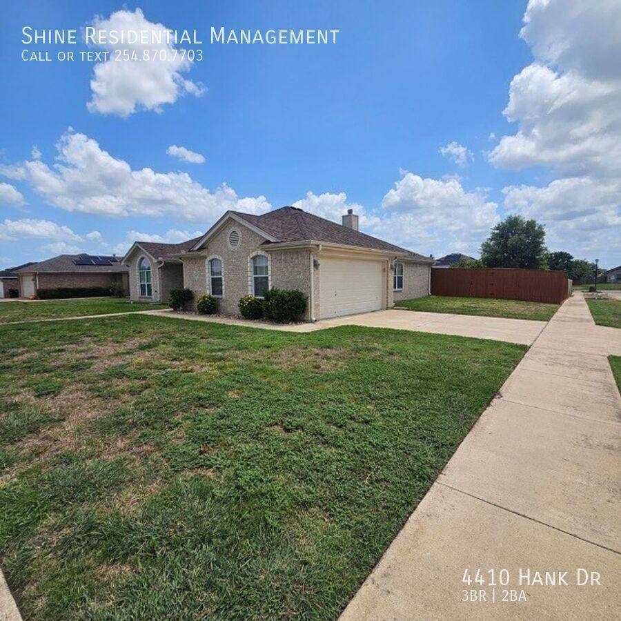 House for rent at 4410 Hank Dr, Killeen, TX 76549