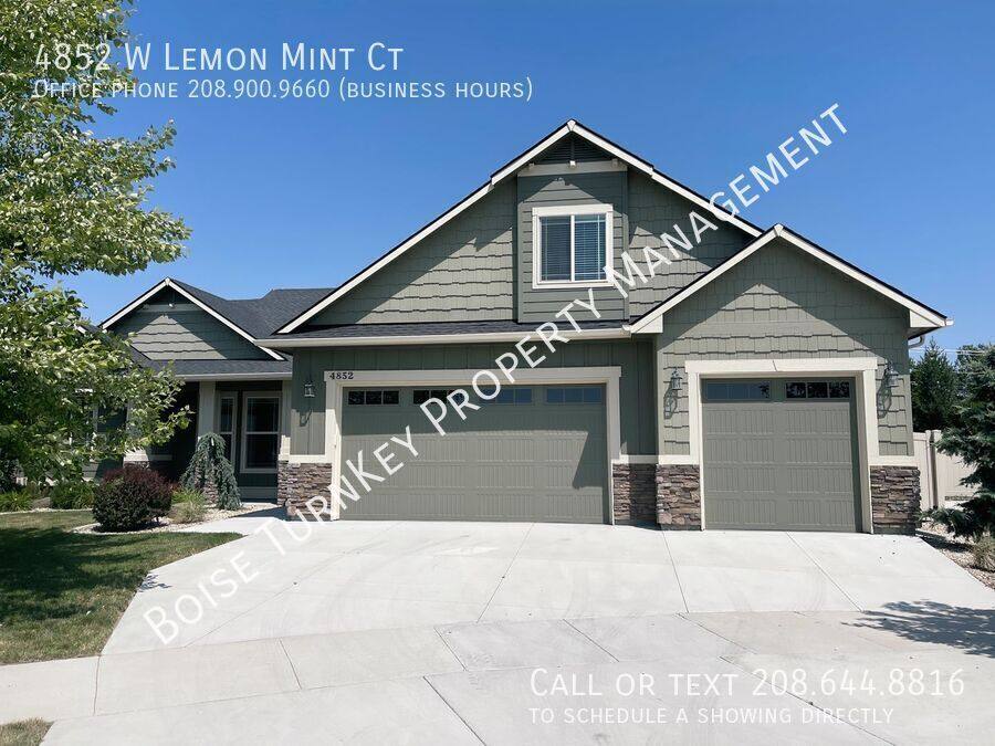 House for rent at 4852 W Lemon Mint Court, Eagle, ID 83616
