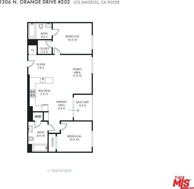 Apartment for rent at 1306 N Orange Dr #PH2, Los Angeles, CA 90028