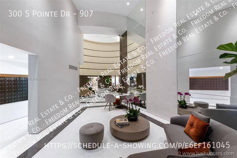 Condo for rent at 300 S Pointe Dr #907, Miami Beach, FL 33139