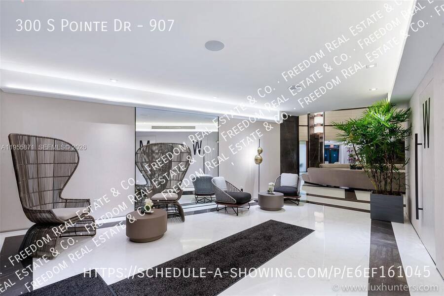 Condo for rent at 300 S Pointe Dr #907, Miami Beach, FL 33139