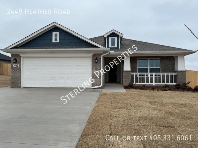 House for rent at 2449 Heather Rd, Blanchard, OK 73010