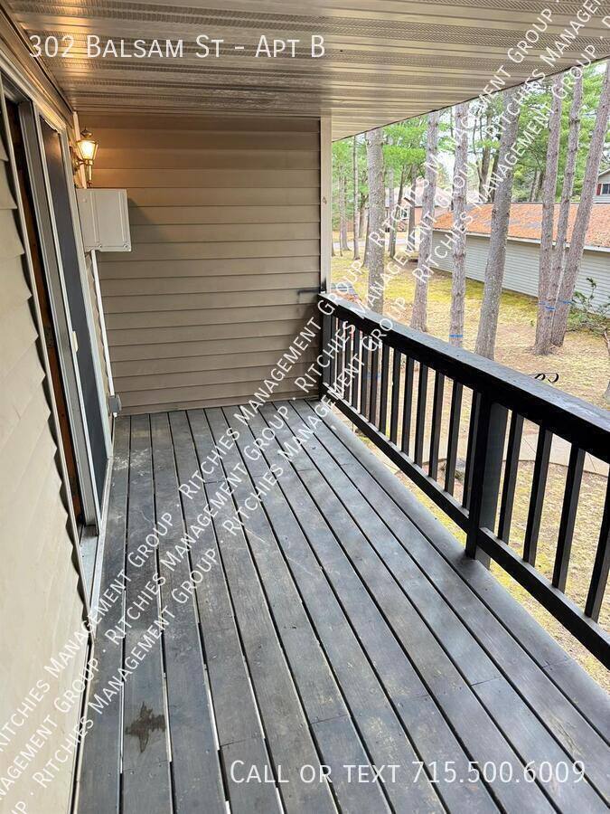 Apartment for rent at 302 Balsam St #B, Woodruff, WI 54568