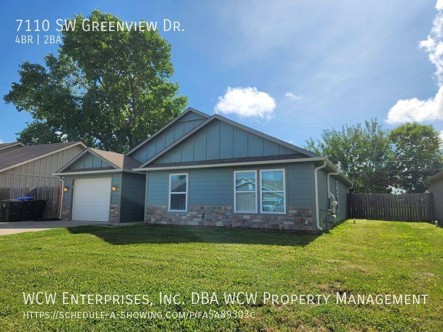 House for rent at 7110 SW Greenview Dr, Topeka, KS 66619