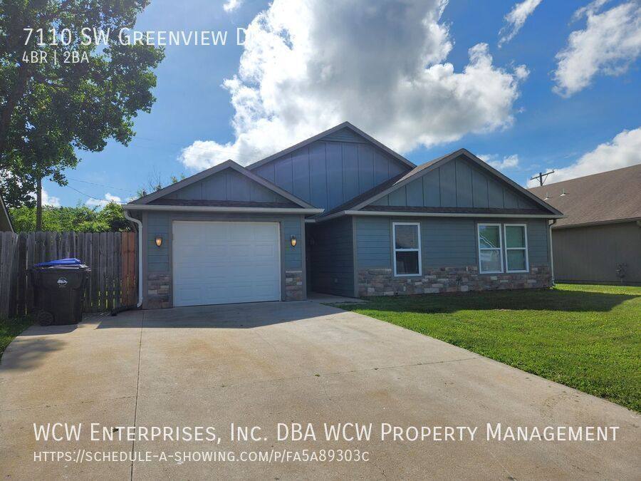 House for rent at 7110 SW Greenview Dr, Topeka, KS 66619