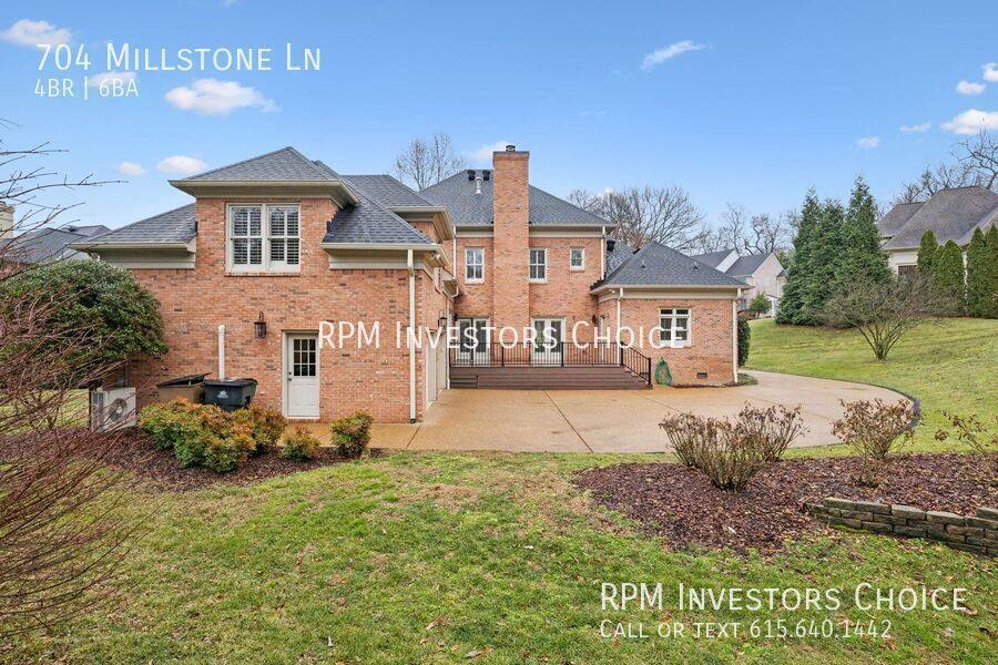 House for rent at 704 Millstone Lane, Nashville, TN 37205