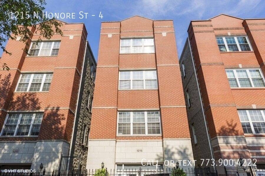 Apartment for rent at 1215 N Honore St #4, Chicago, IL 60622