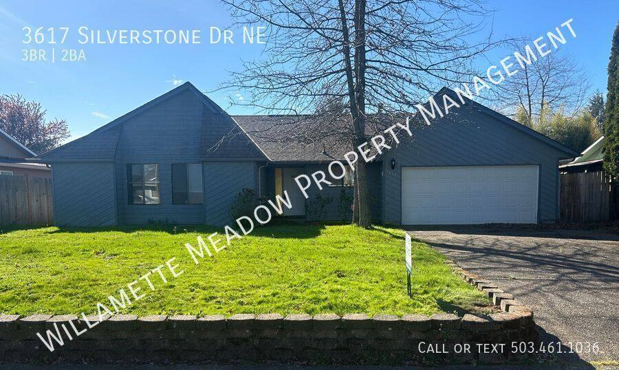House for rent at 3617 Silverstone Dr NE, Salem, OR 97305