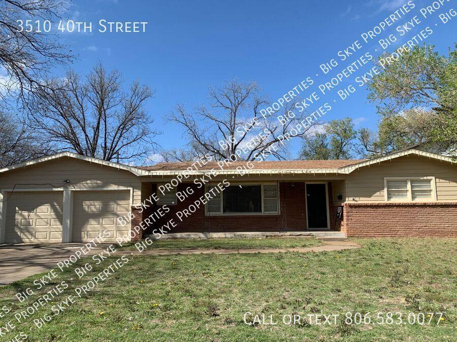House for rent at 3510 40th St, Lubbock, TX 79413