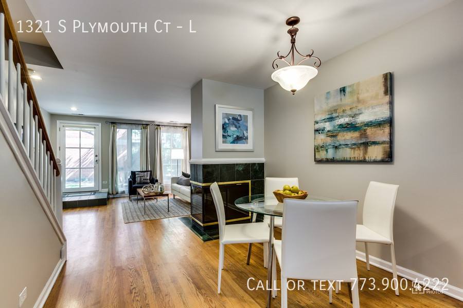 Townhouse for rent at 1321 S Plymouth Court #L, Chicago, IL 60605