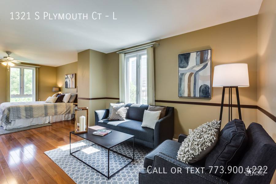 Townhouse for rent at 1321 S Plymouth Court #L, Chicago, IL 60605