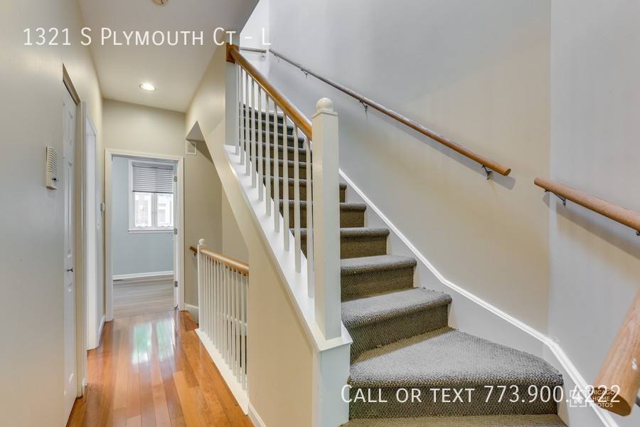 Townhouse for rent at 1321 S Plymouth Court #L, Chicago, IL 60605