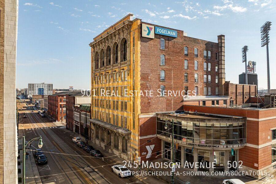 Condo for rent at 245 Madison Ave #502, Memphis, TN 38108
