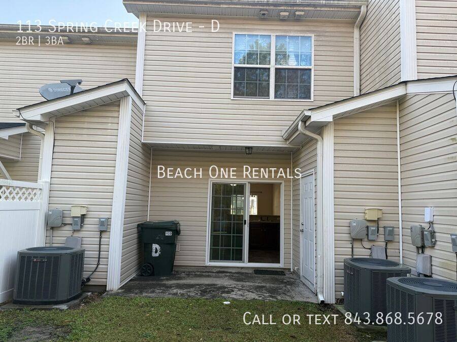 Townhouse for rent at 113 Spring Creek Dr #D, Myrtle Beach, SC 29588