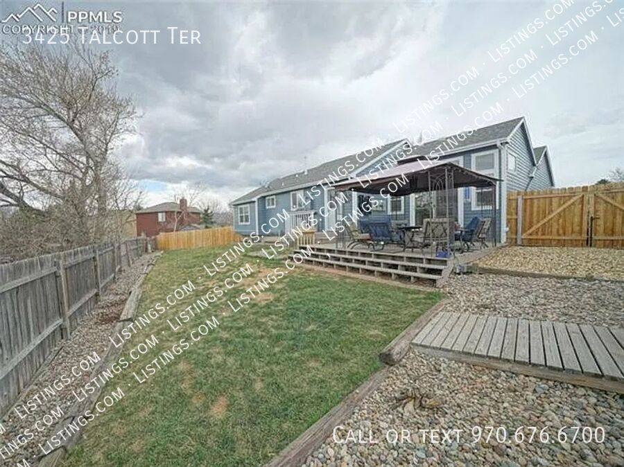 House for rent at 3425 Talcott Terrace, Colorado Springs, CO 80920