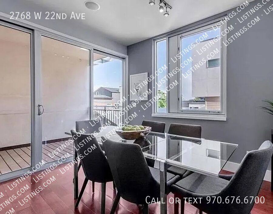Townhouse for rent at 2768 W 22nd Ave, Denver, CO 80211