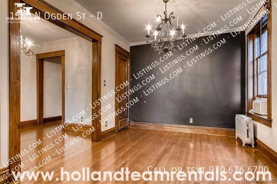 Apartment for rent at 1560 N Ogden St #D, Denver, CO 80218