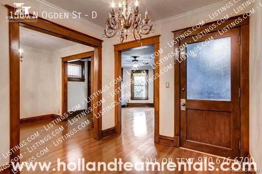 Apartment for rent at 1560 N Ogden St #D, Denver, CO 80218
