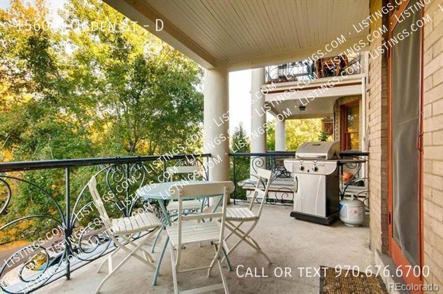 Apartment for rent at 1560 N Ogden St #D, Denver, CO 80218