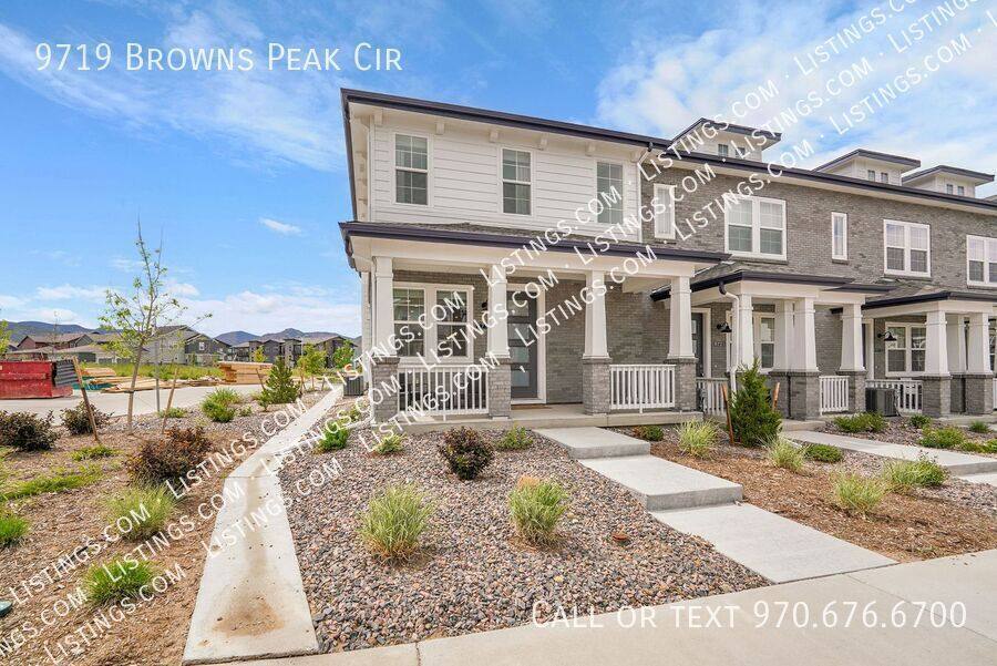 Townhouse for rent at 9719 Browns Peak Circle, Littleton, CO 80125