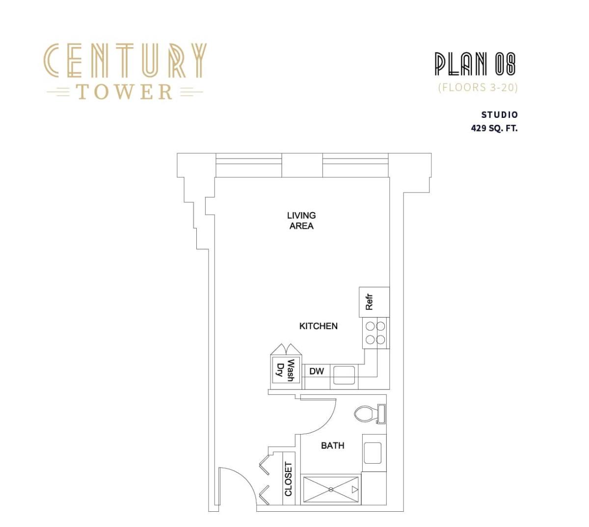 Apartment for rent at 182 W Lake St, Chicago, IL 60601