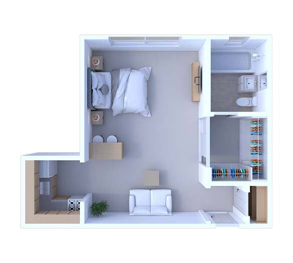 Apartment for rent at 5541 S Everett St, Chicago, IL 60637