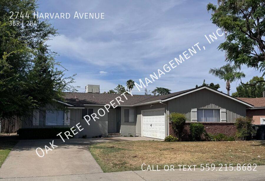 House for rent at 2744 Harvard Ave, Clovis, CA 93612