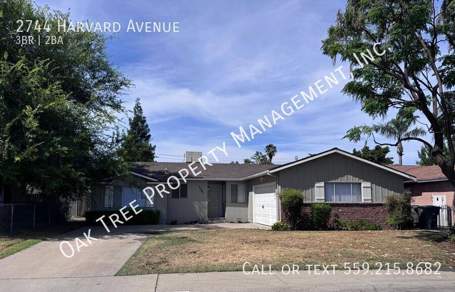 House for rent at 2744 Harvard Ave, Clovis, CA 93612
