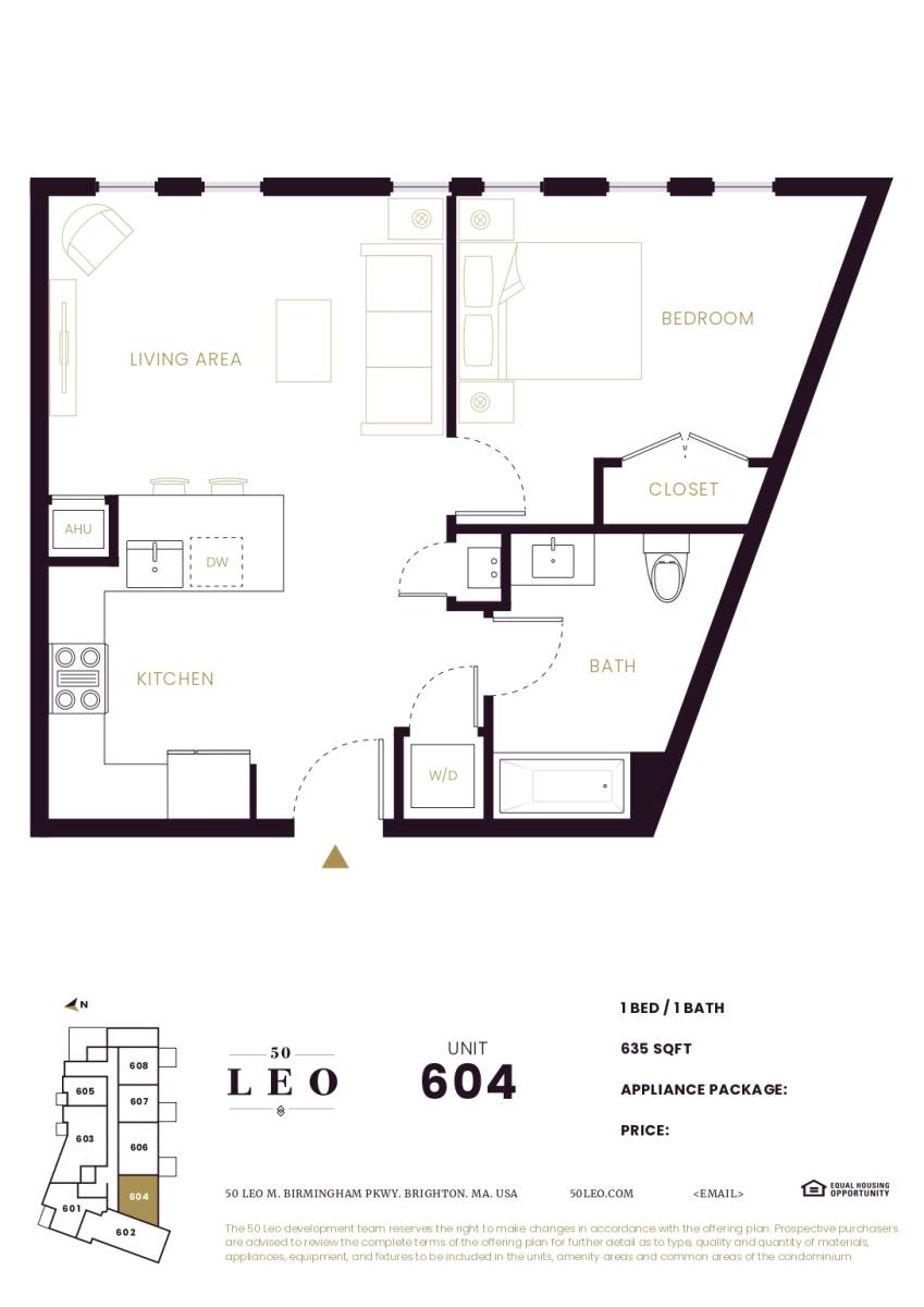 Condo for rent at 50 Leo M Birmingham Parkway, Brighton, MA 02135