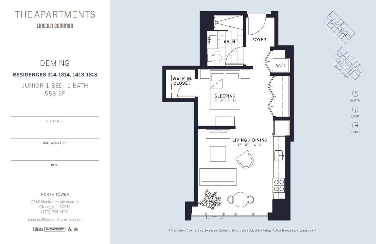 Apartment for rent at 2345 N Lincoln Ave, Chicago, IL 60614