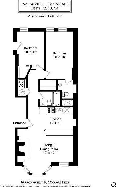 Apartment for rent at 2523 N Lincoln Ave, Chicago, IL 60614
