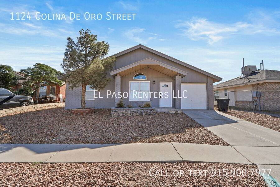 House for rent at 1124 Colina De Oro St, El Paso, TX 79928
