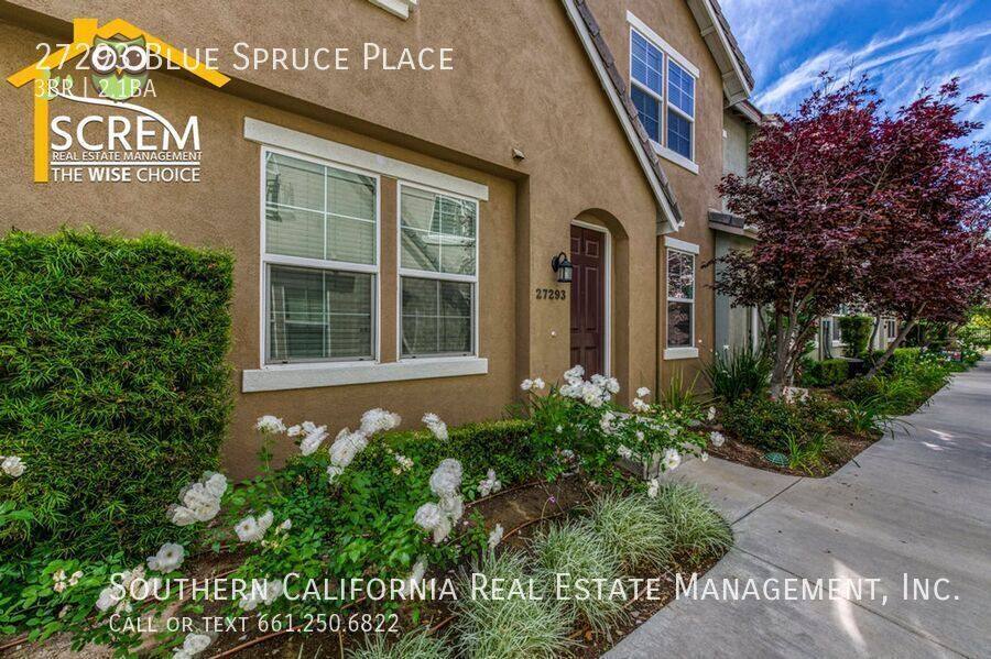 Townhouse for rent at 27293 Blue Spruce Place, Valencia, CA 91354