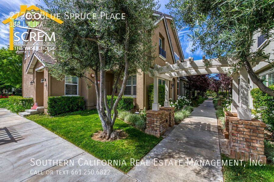 Townhouse for rent at 27293 Blue Spruce Place, Valencia, CA 91354