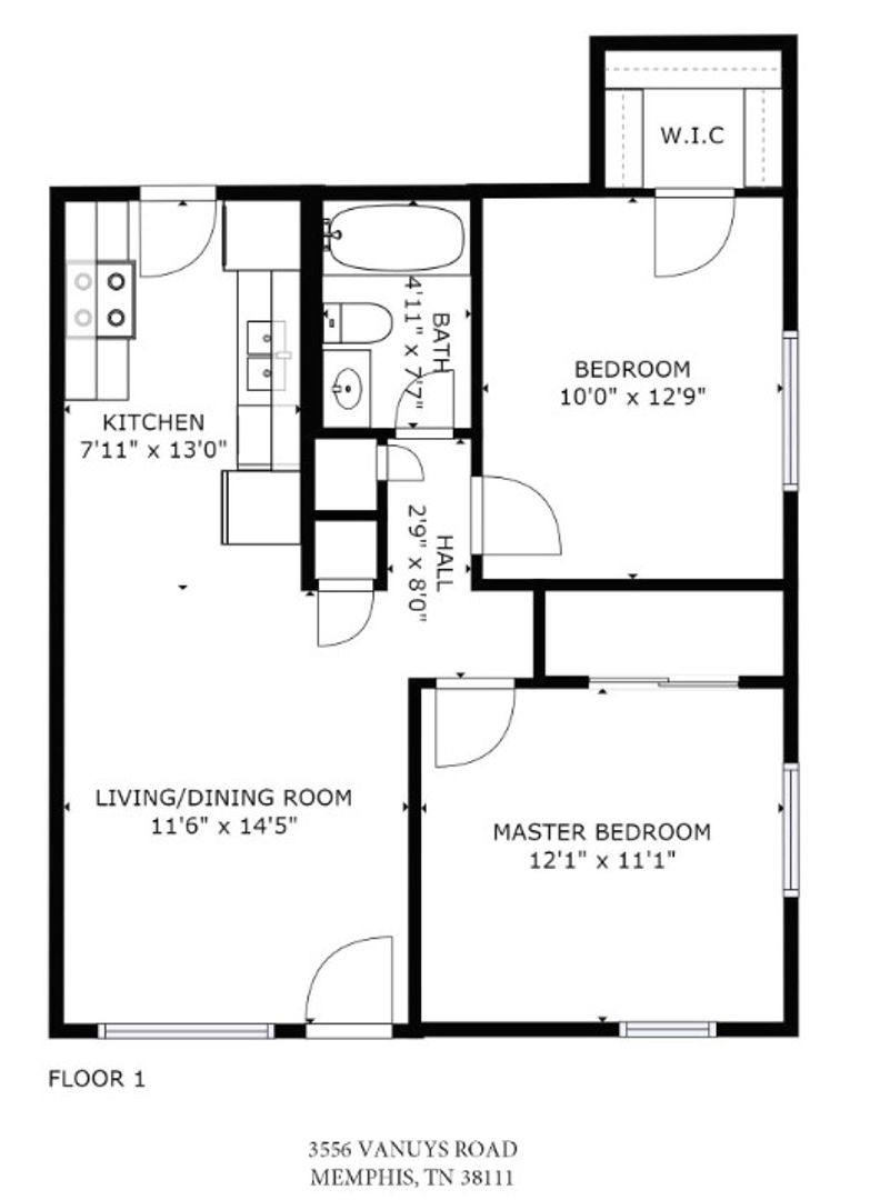 House for rent at 3556 Vanuys Rd, Memphis, TN 38111